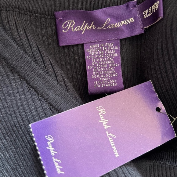 Ralph Lauren Purple Label Men's V Neck Sweater - Picture 6 of 8